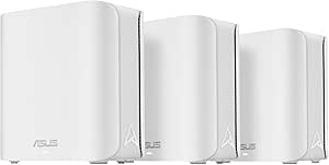 ASUS ZenWiFi BD4 BE3600 WiFi7 Dual-Band Kablosuz Mesh Sistemi (Beyaz, Üçlü Paket)