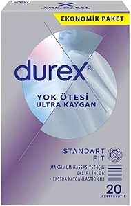 Durex Yok Ötesi Ultra Kaygan 20’li Prezervatif (1 x 20 Adet)