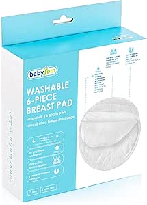 Babyjem Yıkanabilir Göğüs Pedi 6 Adet