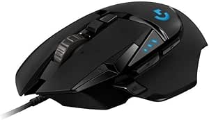 Logitech G502 HERO Kablolu Oyuncu Mouse, LIGHTSYNC teknolojisi, 25.600 DPI, 11 Programlanabilir Tuş, 121 gr Ağırlık, Siyah