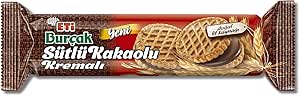 Eti Burçak Sütlü Kakaolu Kremalı Yulaflı Bisküvi (1 x 100 g)
