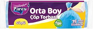 Parex Orta Boy Çöp Torbası 55x60cm 15’li