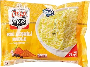 Obamie Köri Çeşnili Hazır Noodle Paket (12 x 75 gr)