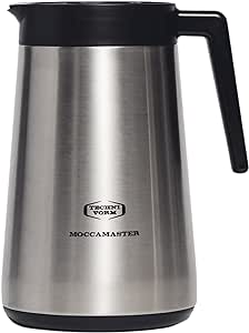 Moccamaster Paslanmaz Çelik Termos, 1.25 L Kapasite, Gümüş