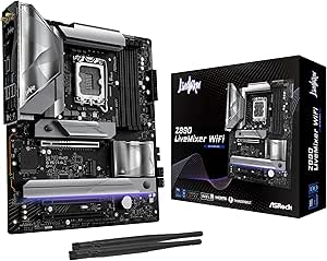 ASRock Intel Core Ultra Z890 LiveMixer WiFi 7 DDR5 9066 MHz ATX Anakart LGA1851 RL-ILM M.2 Thunderbolt SATA3 6.0 Gb/s PCIe 5.0