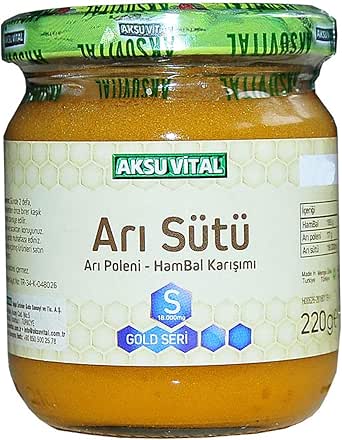 Aksu Vital Arı Sütü Bal Polen (S) 18.000 Mg Yetişkin