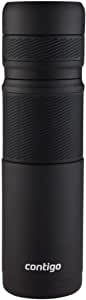 Contigo Thermal Bardaklı Çelik Termos 740 mL Siyah