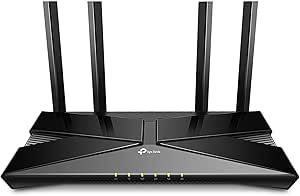 TP-Link Archer AX23 ver. 1.20, AX1800 Mbps, Fiber Destekli, 4 Gigabit LAN Portları, WPA3, Çift Çekirdekli İşlemci, Oyun için İdeal Xbox/PS/Steam ve 4K, Dual-Band Wi-Fi 6 Router