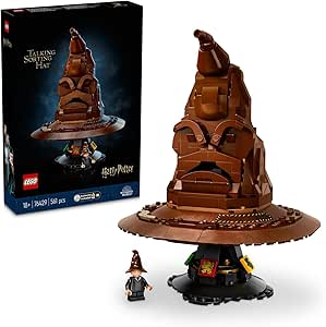 LEGO Harry Potter Konuşan Seçmen Şapka 76429 – Yetişkin Harry Potter Hayranları için Koleksiyonluk Yaratıcı Model Yapım Seti (561 Parça)
