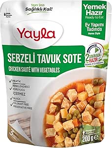 Yayla Sebzeli Tavuk Sote 200 gr Tekli Paket