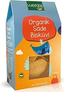 Wefood Kids Organik Sade Tereyağlı Bisküvi 50 gr 8683347030477