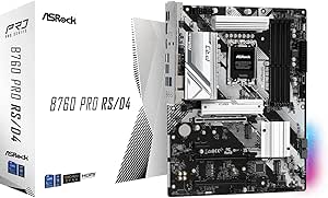 ASRock B760 PRO RS/D4 ATX Anakart Intel LGA1700, DDR4, 2x Hyper M.2 SSD