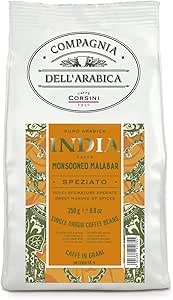 CAFFÈ CORSINI 1950 Hindistan Monsooned Malaba%100 Arabica Çekirdek Kahve 250GR