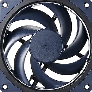 Cooler Master Mobius 120 Kasa Fan – Halka Bıçak Tasarımı (PWM), Ultra Dayanıklı Döngü Dinamik Rulman (maks. 63,1 CFM, 2,69 mmH2O, 22,6 dBA), Pahlı Hava Odaklı Çerçeve – Siyah