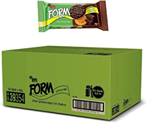 Eti Form Bitter Çikolata Kaplı Lifli Bisküvi 50 g x 24 Adet