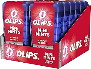 Olips Mini Mints Karpuz, 12.5gr, 12 Adet (12×12.5gr)