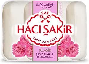 Hacı Şakir Klasik Çiçek Terapisi El ve Güzellik Sabunu 4×70 gr 1 Paket
