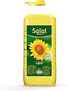 SALAT Ayçiçek Yağı 5 Lt Pet Şişe (Dar Ağız)