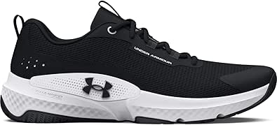 Under Armour Erkek Dynamic Select Cross Trainer, (001) Siyah/Beyaz/Siyah, 8.5