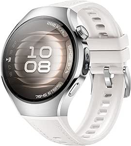 HUAWEI WATCH 5 Akıllı Saat – X-TAP Çoklu Algılama Teknolojisi, Gerçek Zamanlı Parmak Ucu Oksijen Ölçümü, Sağlık Özeti, eSIM Desteği, İki Farklı Pil Modu, iOS ve Android ile Uyumlu, Beyaz