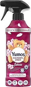 Yumoş Sprey Yıkanması Zor Eşyalar için Giysi Spreyi Sakura 450 ml