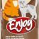 Enjoy Kuru Kedi Maması, Tavuklu, Yetişkin, 15 Kg Kahverengi