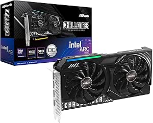 ASRock Intel ARC B580 Challenger 12GB OC GDDR6 19Gbps 192Bits 2740MHz 650W 7680×4320 Dual Fan Grafik Kartı