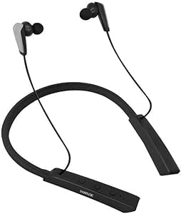 Sunix Bluetooth 5.0 45 Saat Kullanım Süreli Boyun Askılı Bluetooth Kulaklık Siyah BLT-35