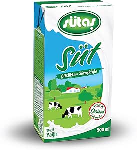 Sütaş %2,5 Yağlı Süt 500 ml