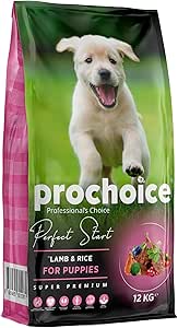 Prochoice Perfect Start, Yavru Köpekler İçin, Hipoalerjenik, Kuzu Etli Ve Pirinçli Kuru Mama, 12 kg