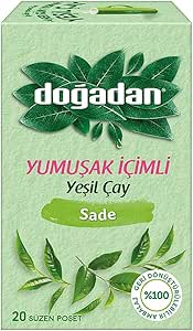 Dogadan Yeşil Çay Sade Yumuşak İçimli (20’li Poşet)