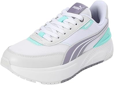 PUMA Kadın R78 Disrupt LT-Feather Gray-Pale Plum-PUMA White Low Boot 38.5