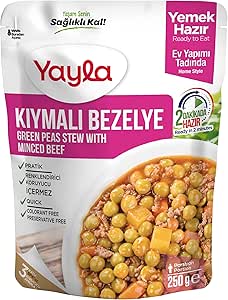 Yayla Yemek Hazır Kıymalı Bezelye 250 Gram