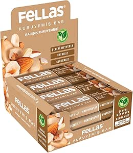 Fellas Karışık Kuruyemişli Bar 30 gr x 12 Adet