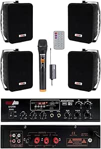Lastvoice Black Large Plus Paket 3, Hoparlör ve Anfi Anons Ses Sistemi Seti