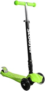 Xslide Işıklı Tekerlekli Scooter, Yeşil