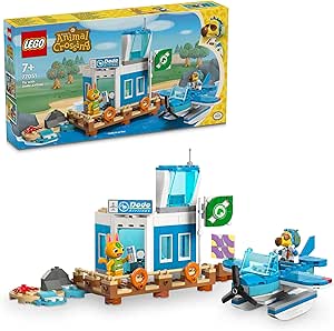 LEGO Animal Crossing Dodo Airlines ile Uçun 77051-7 Yaş ve Üzeri Çocuklar İçin Uçak İçeren Oyuncak Havaalanı Yapım Seti (292 Parça)