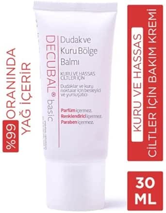 Decubal Dudak ve Kuru Bölge Balmı 30 ml
