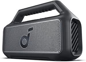 Soundcore by Anker Boom 2 SE Bluetooth Hoparlör, 18 Saat Çalışma Süresi, 30W, 2.0 Kanal Stereo, Özelleştirilebilir Pro EQ, BassUp, PartyCast 2.0 – Siyah