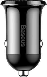 Baseus Grain Pro 4.8A Araç Şarjı Siyah