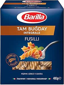 Barilla Tam Buğday Burgu Makarna (Integrale Fusilli) 400 Gr