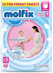 Molfix Külot Bez 5 Beden Junior Ultra Fırsat Paketi 68 Adet