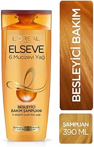 L’ORÉAL PARIS Elseve Mucizevi Yağ Besleyici Bakım Şampuanı 390 ml