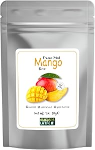 Mango Kuru Meyve Cipsi Dondurularak Kurutulmuş Freeze Dried Meyve Kıtırı (20 g)