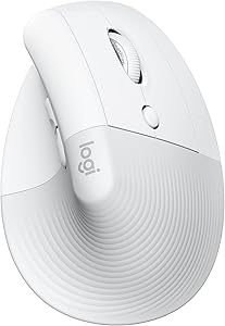 Logitech Lift Kablosuz Ergonomik Dikey Mouse, 57° Dikey Açı, 4000 DPI, Sessiz, Küçük ve Orta Eller İçin, Bluetooth, Logi Bolt USB Alıcı, 24 Ay Pil Ömrü, Beyaz