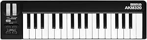 MIDIPLUS AKM320 Black 32 Mini Tuş USB MIDI Klavye