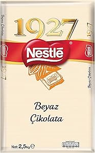 Nestlé 1927 Kuvertür Beyaz Çikolata 2.5 Kg