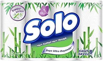 SOLO Bambu Katkılı Kağıt Havlu 8’li