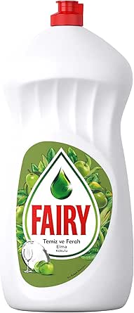 Fairy Temiz & Ferah Sıvı Bulaşık Deterjanı 1500 ml Elma Kokulu