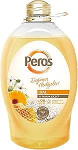 Peros Doğanın Hediyeleri Bal & Pamuk Çiçeği Sıvı Sabun 3000 G